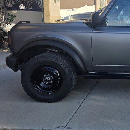 5 bronco steel wheels/tires