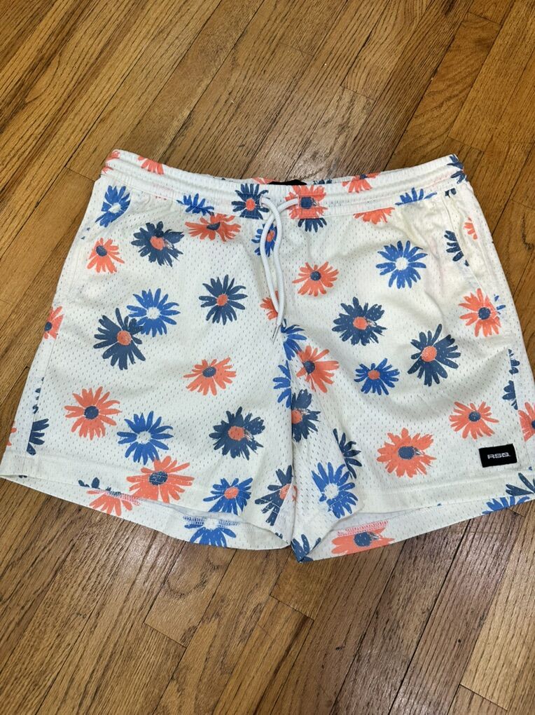 Brand New Floral, Mesh Shorts - Large