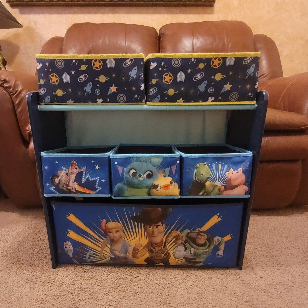 Disney Toy organizer with bins