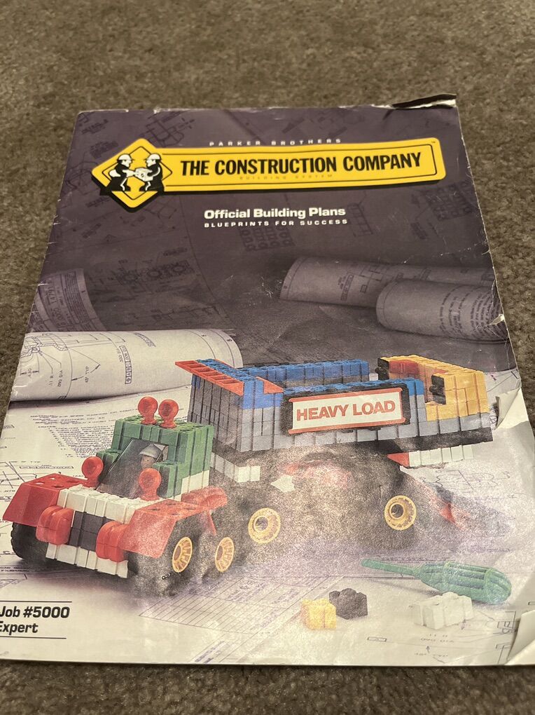 Vintage 1980 PB Construction Company Building Set