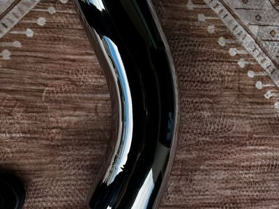 Chrome Exhaust elbow 4”to6”
