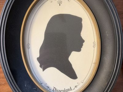 Vintage Disneyland Silhouette Pair (Mid-1970s)