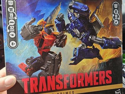 Transformers Age of the Primes Wreck 'n Doom Collection Autobot Sandstorm vs Slugslinger Action Figure Set