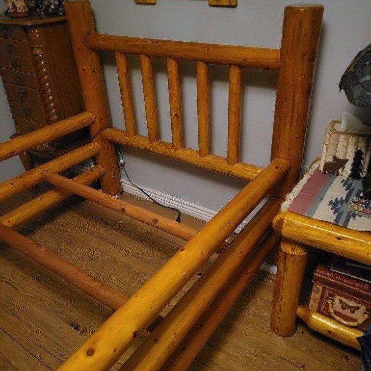 Log Bed twin size