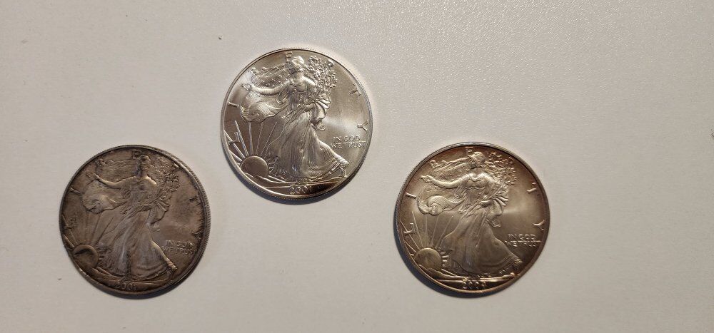 American Silver Eagles – 1 oz .999 Silver – $100 E