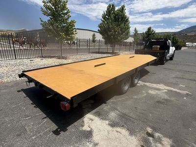 Flatbed Trailer for Snowmobiles as well as hauling