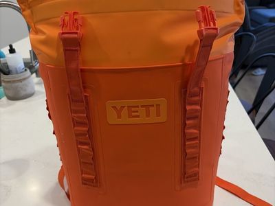 Yeti backpack cooler.