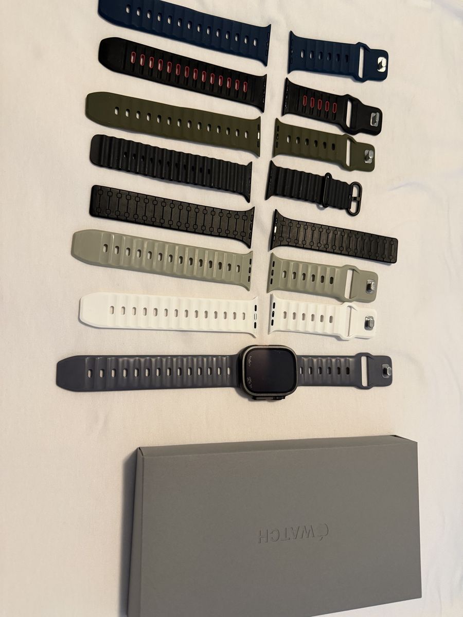 Apple Watch Ultra 2 Black GPS + Cellular with Extra Bands and Box