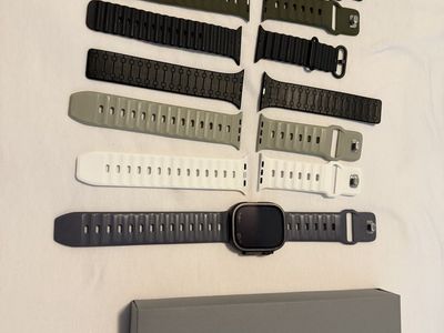 Apple Watch Ultra 2 Black GPS + Cellular with Extra Bands and Box