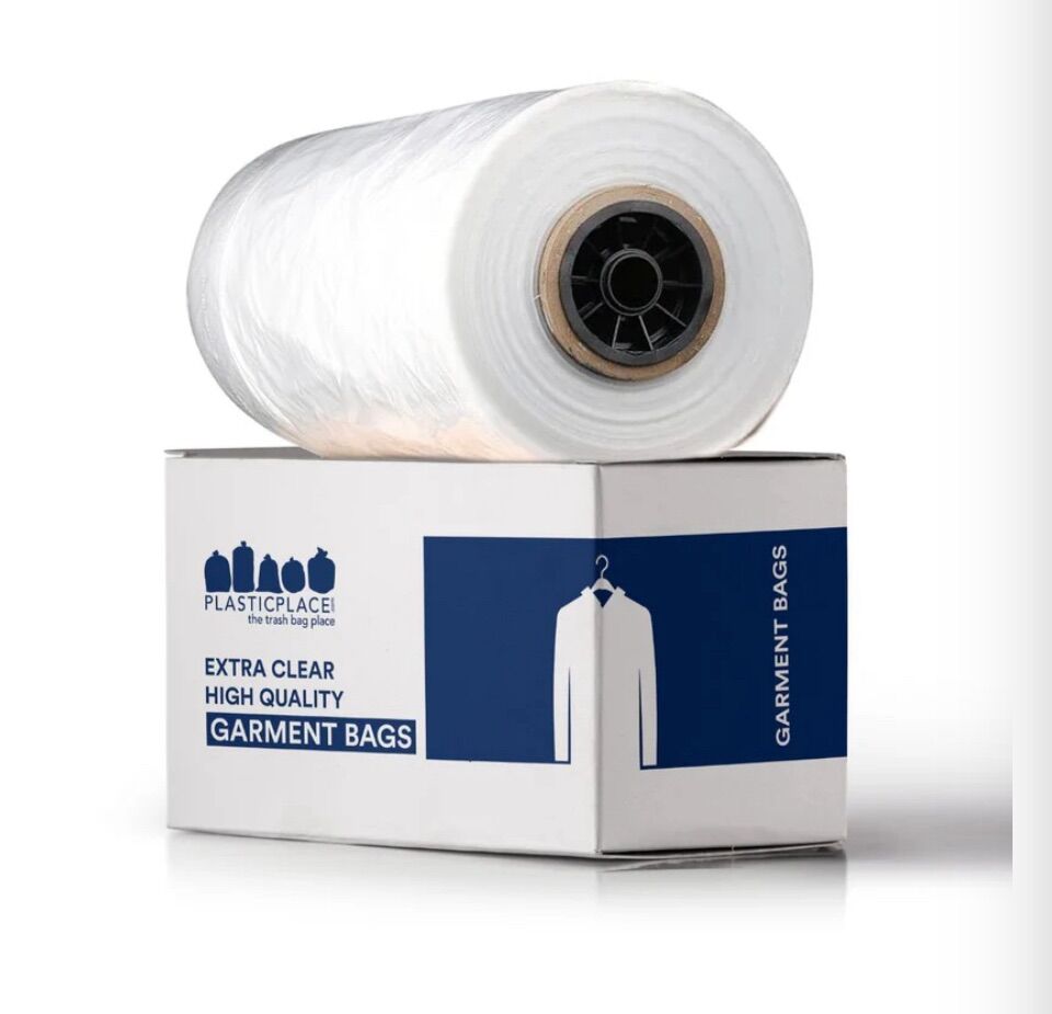 New Roll Of 432 Garment Bags, 21x7x40
