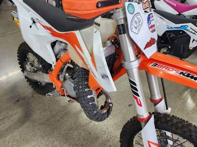 Coming to Utah Aug 25!!! KTM Dirt Bike Off-Road Motorcycle White and Orange Used