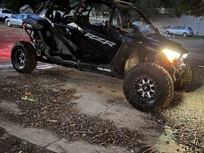 2022 RZR XP PRO 4 only has 1295 hunded miles on it. HUGE UPGRADS