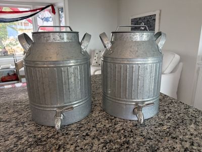BHG Galvenized Drink Dispensers