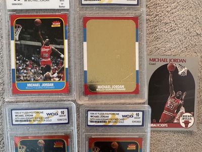 Michael Jordan - 10th Anniversary Rookie Card set.