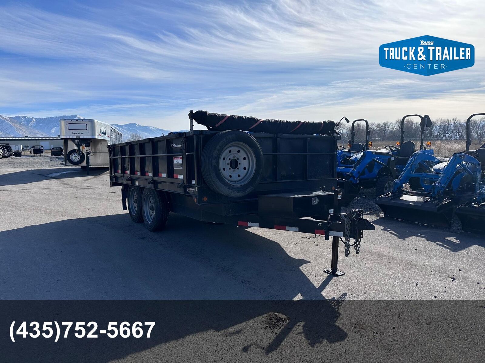 Used C&B 8X14 Deck Over Dump