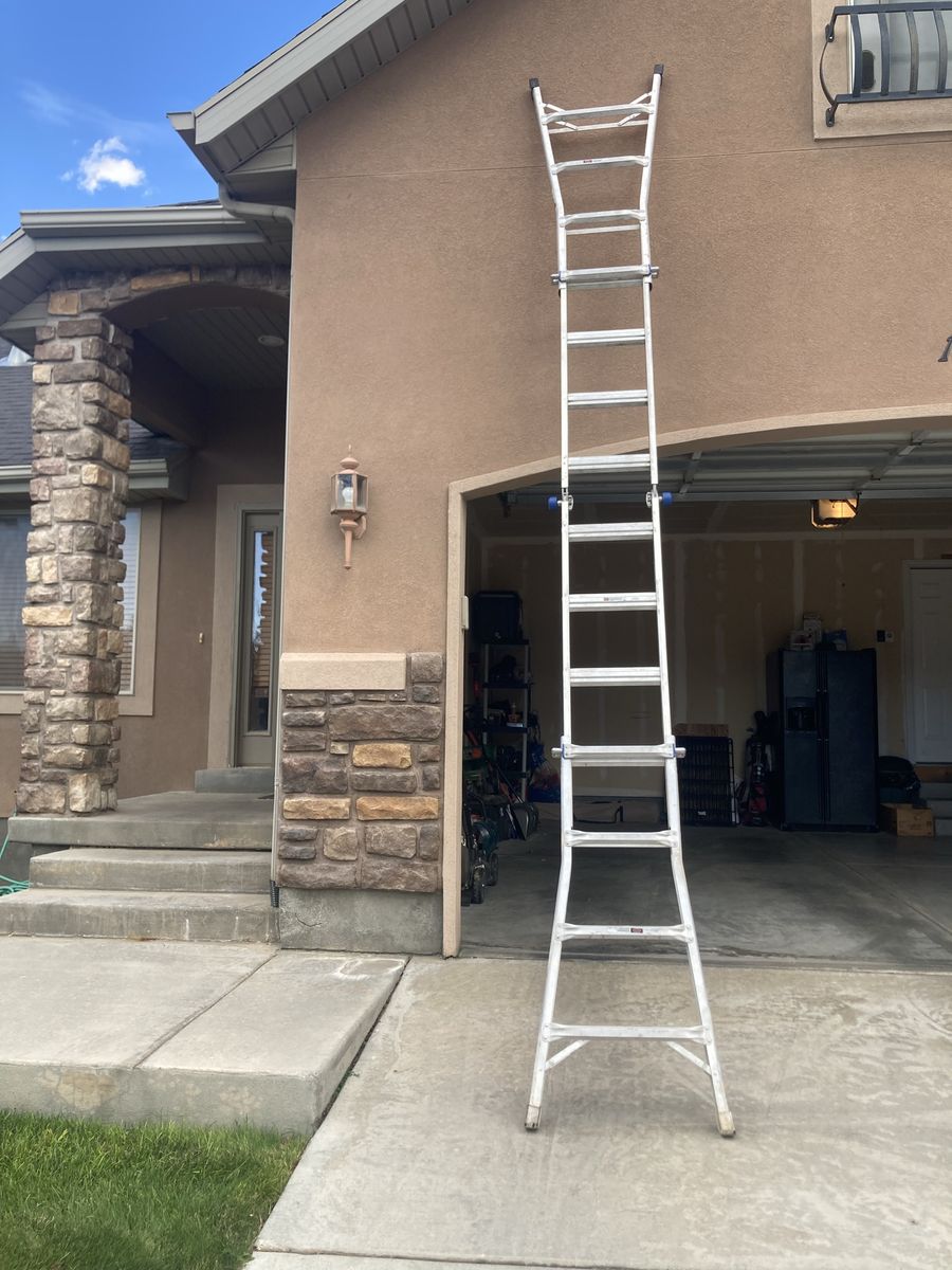 Werner Multi-Position Aluminum Extension Ladder