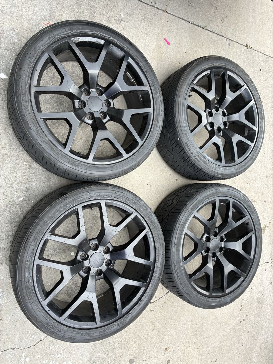 6x139 Chevy/gmc wheels 24s