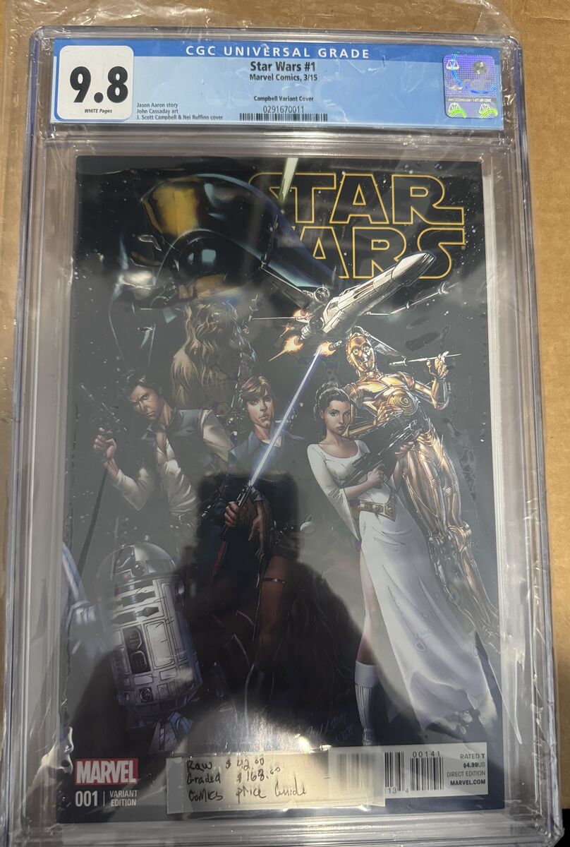 Star Wars #1 Campbell Variant CGC 9.8 Marvel Comics