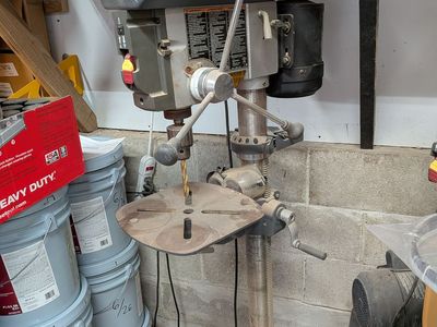 RIDGID DRILL PRESS WITH STAND