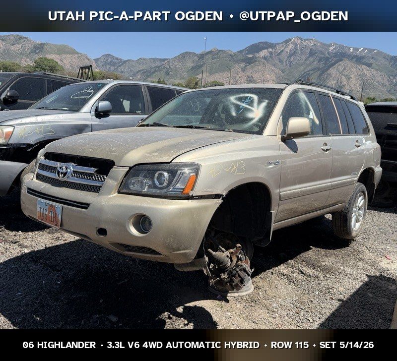 2006 Toyota Highlander Parts - UTPAP Ogden