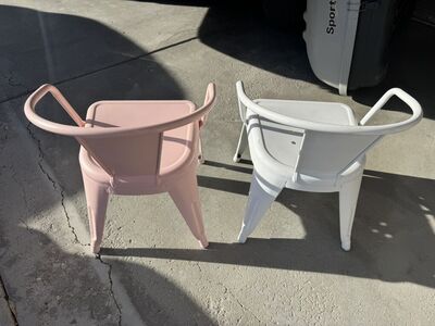 2 Toddler/childrens Chairs- Metal
