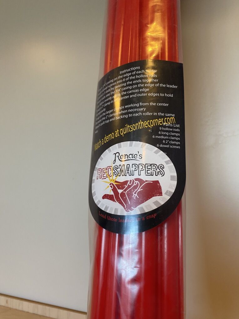 Renaes Red Snappers for 12ft Quilting Frames
