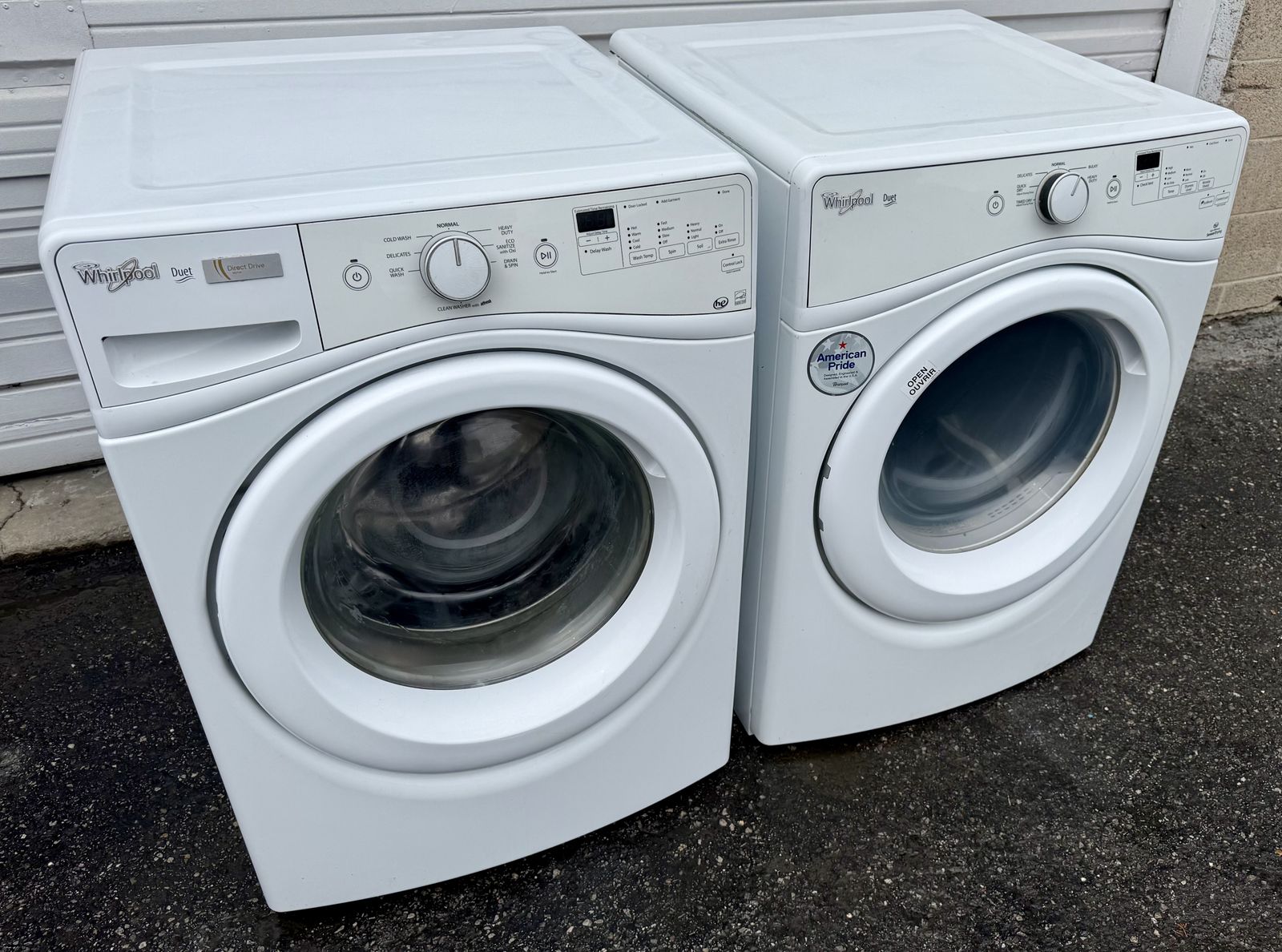 Whirlpool washer&dryer free delivery