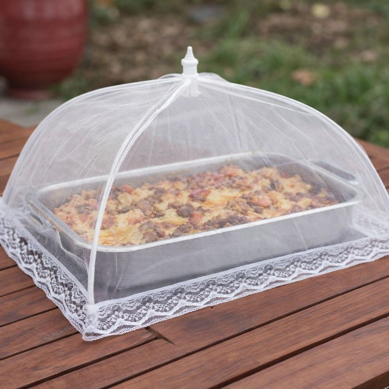 Food Mesh Tent Covers (2-Pack) – Keep Bugs Off Food – NEW