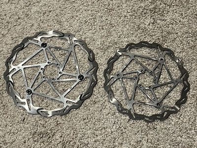 Braking Italy Floating Rotors 220/203 - Sold As Pair - Excellent Shape