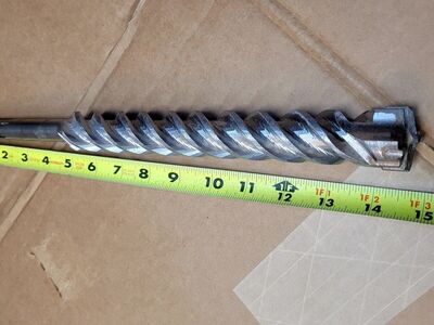 1- 1/4 concrete cement bit