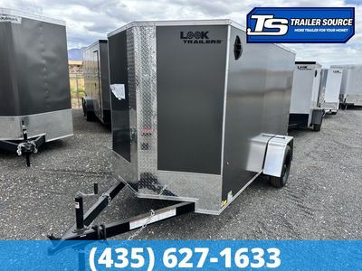 5x10 Look ST DLX Enclosed Cargo Trailer - 5'6" Interior - 3.5K GVWR 16" Cross Member Upgrade, .080 PolyCor
