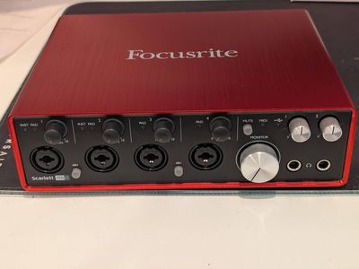 Focusrite Scarlett 18i8 2nd gen 8+ input audio interface