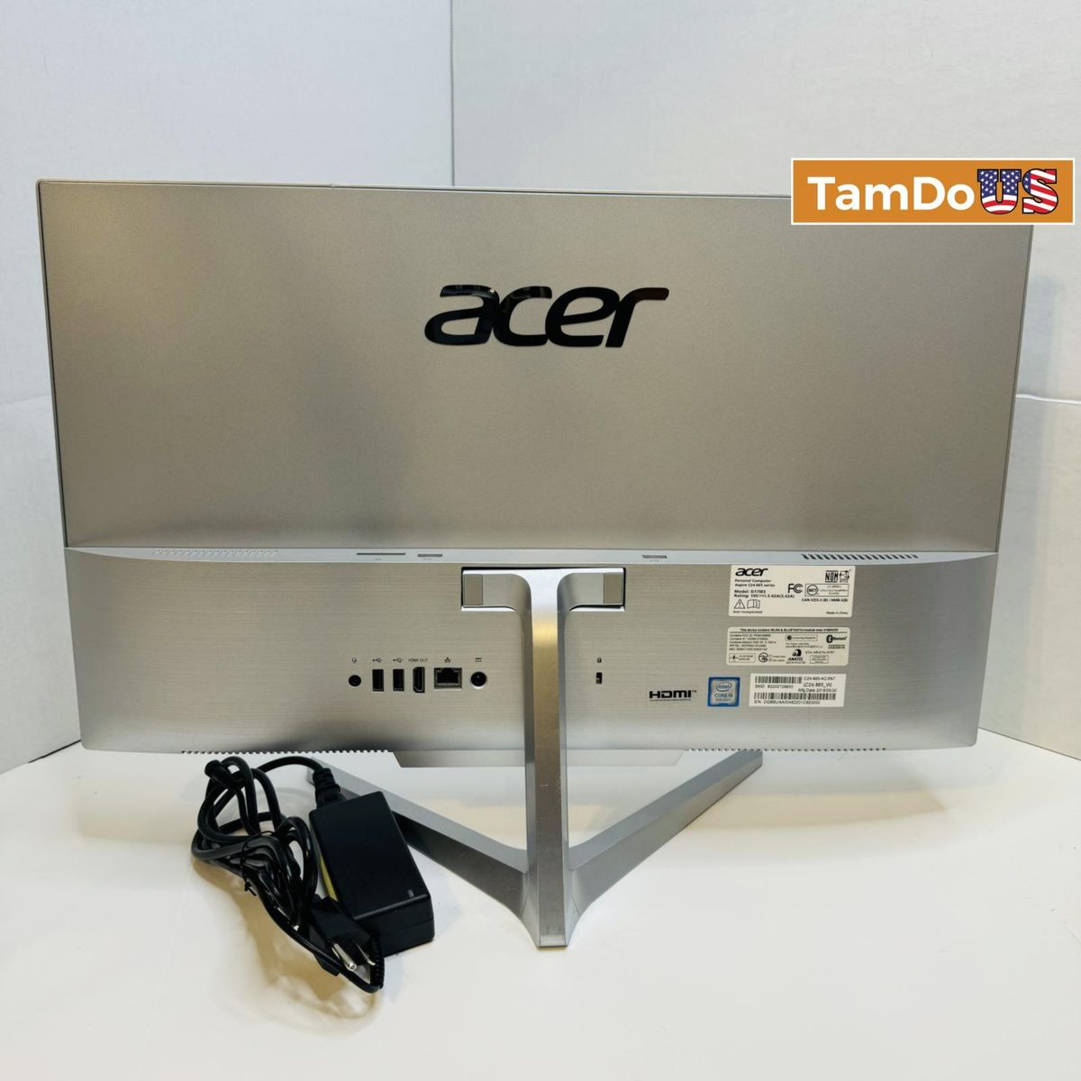 Acer Aspire C24-865 23.8" FHD AIO Desktop, i5-8250U, 12GB DDR4, 1TB HDD, Win 11