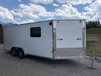 2020 Mission Inline Snowmobile trailer.
