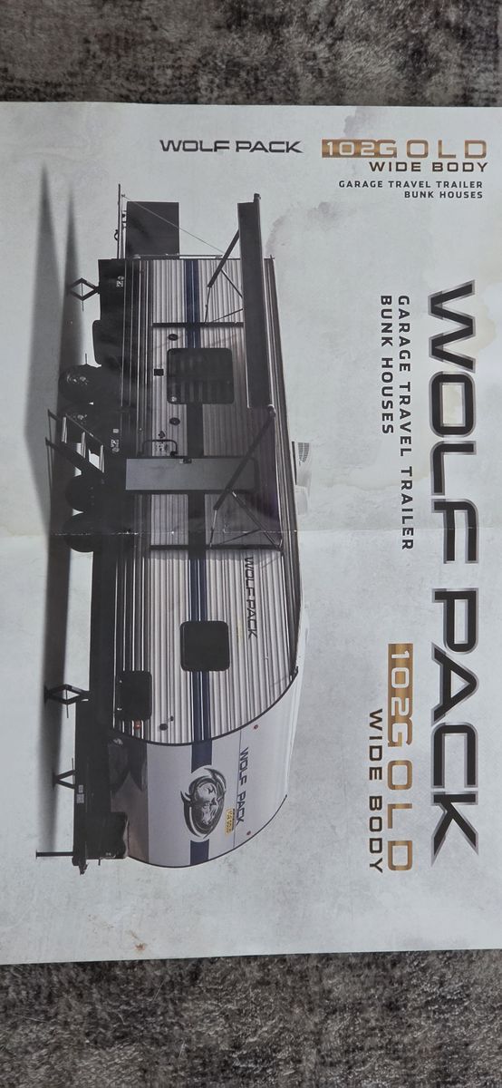 15' garage, 23GOLD15 Cherokee Wolf Pack Forest River 102Wide Body