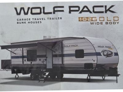 15' garage, 23GOLD15 Cherokee Wolf Pack Forest River 102Wide Body