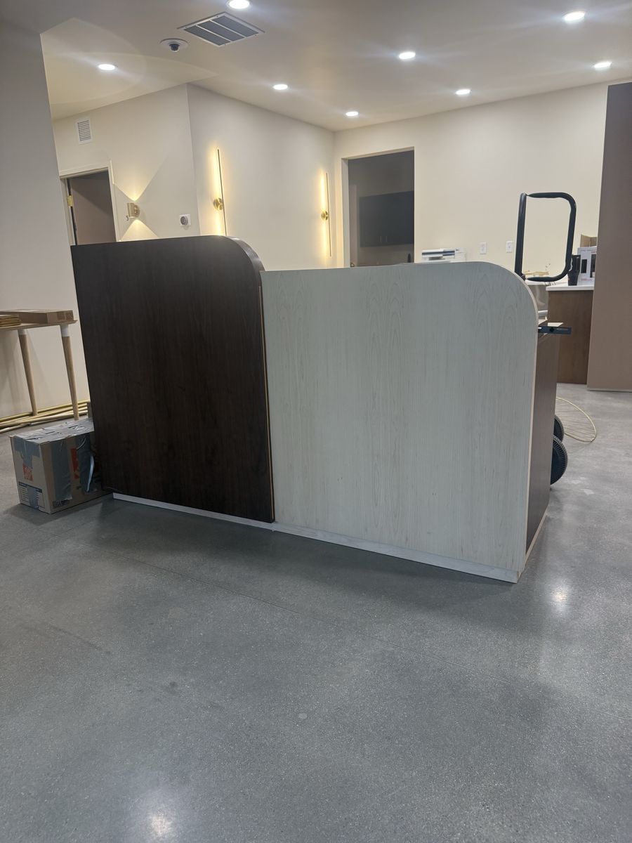 Reception desk