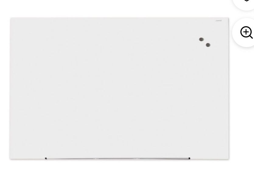 Set of 3 whiteboards, 6x4, frameless, Dry Erase
