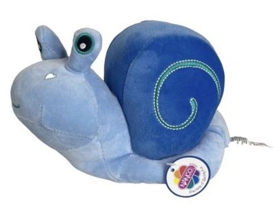 Nanco Blue Snail Plush Stuffed Animal Toy 13” NEW