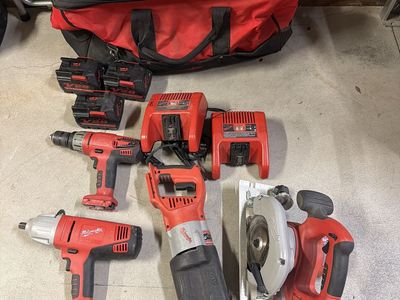 Milwaukee cordless tool collection