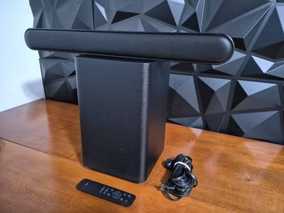 TCL - S4210 2.1 Channel S-Class Soundbar with Wireless Subwoofer, DTS Virtual:X - Black. Tested. Excellent Conditions!