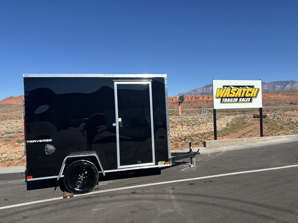 2026 Formula Trailers 6x10 3K Traverse Flat Top V-Nose Enclosed Cargo Trailer