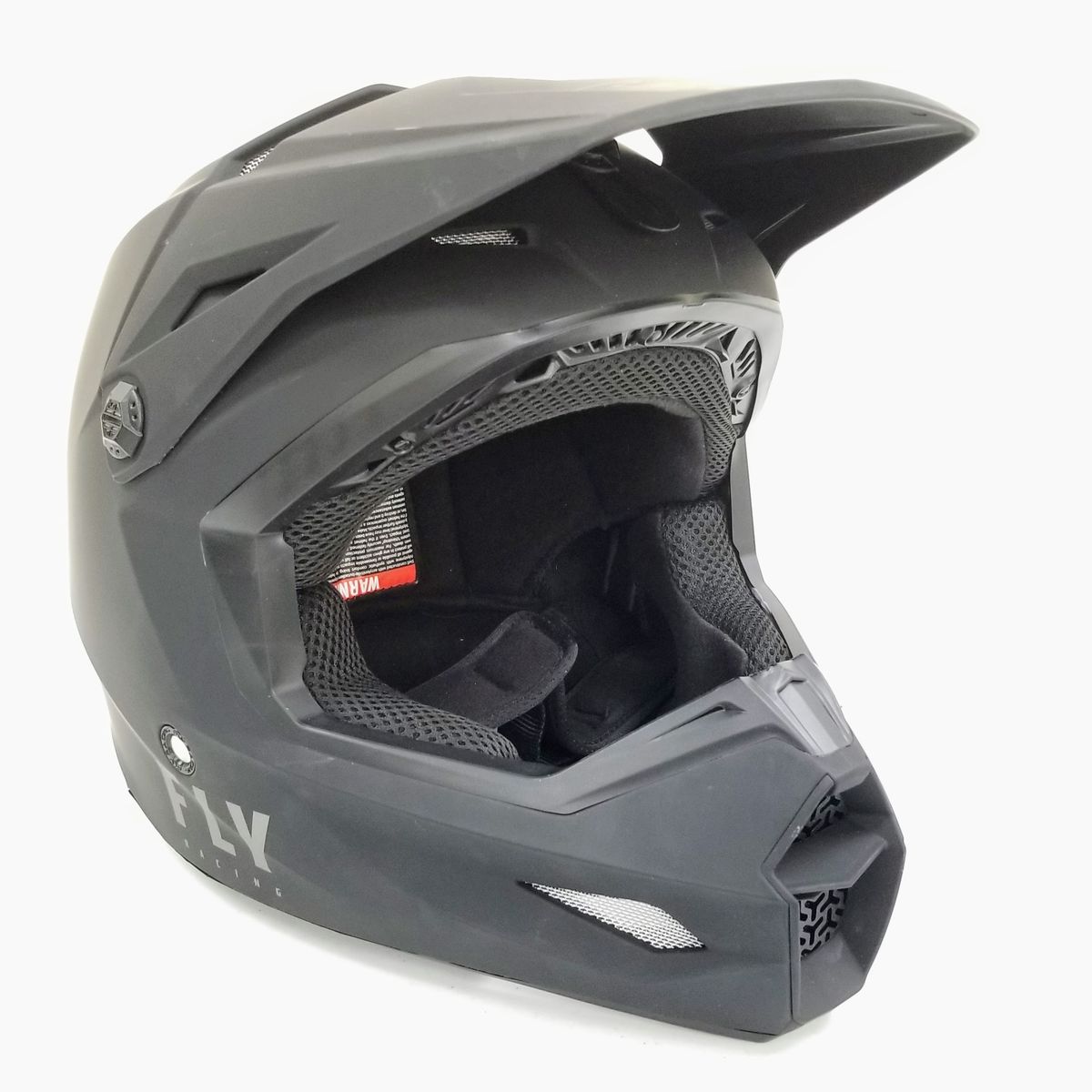 Fly Racing Kinetic Lite Helmet Solid Matte Black LARGE (73-3473L-L-R1-S3)