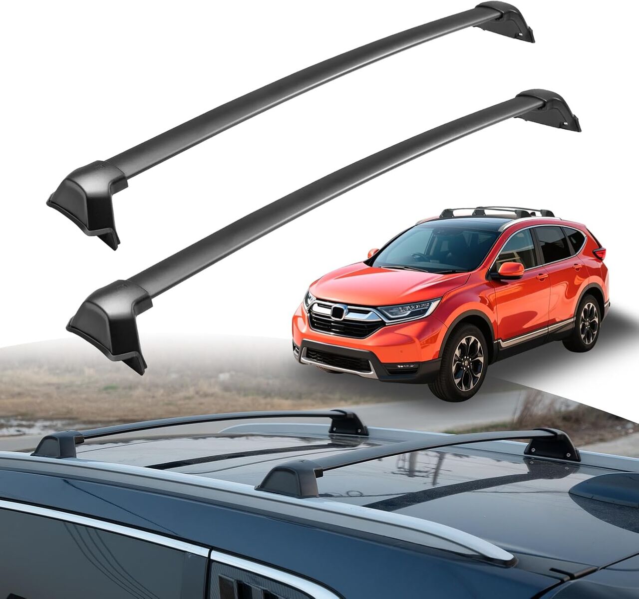 Honda CRV CR-V 2017-2022 Roof Cargo Rack Cross Bars