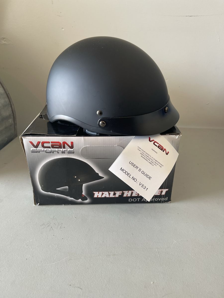 Casco motocicleta VCAN Crusier Half  Helmet.