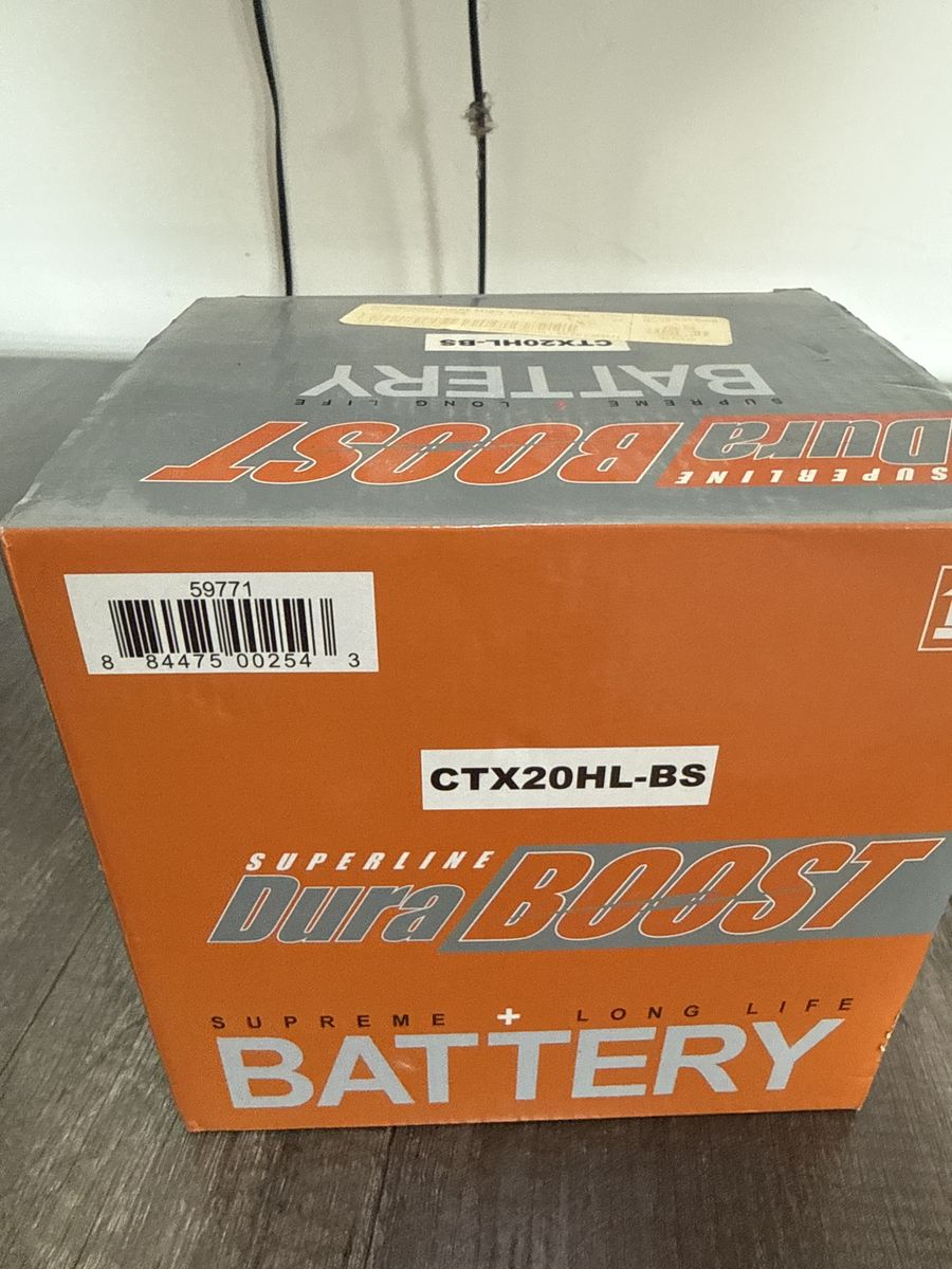 DuraBoost Superline CTX20HL-BS Motorcycle/Powersports Battery In Box