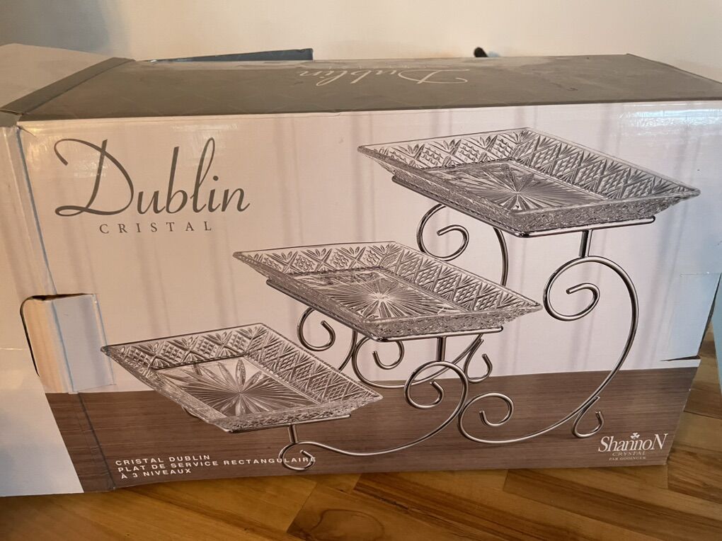 Dublin Crystal Serving Trays