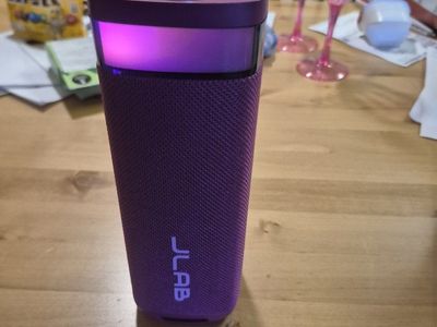 JLAB Bluetooth Speaker - Purple, Portable, Wireless Audio