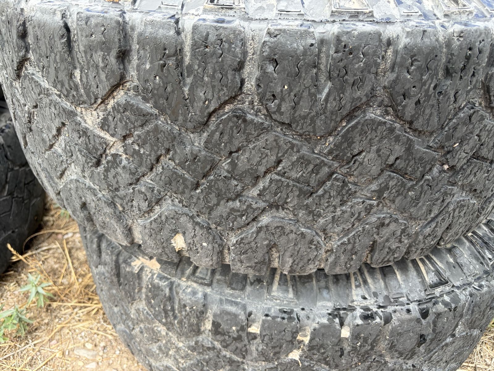 LT285/70R17 Truck Tires and Wheels Set - Used Condition