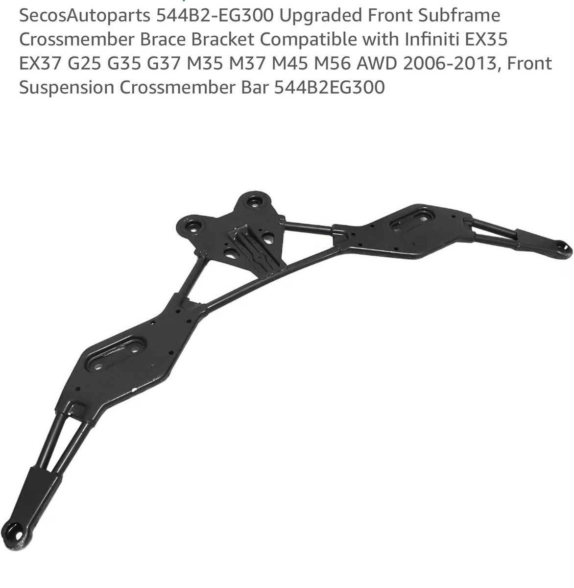 $51 LESS THAN AMAZON! BRAND NEW 544B2EG300 front suspension subframe crossmember for various 2006-2013 Infiniti vehicles